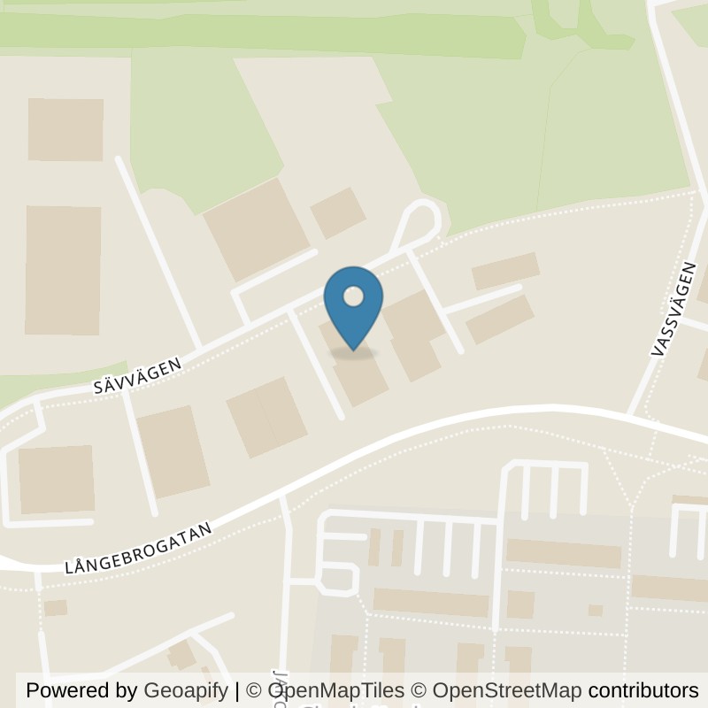 Map: location of STC Kristianstad Sävvägen in Kristianstad