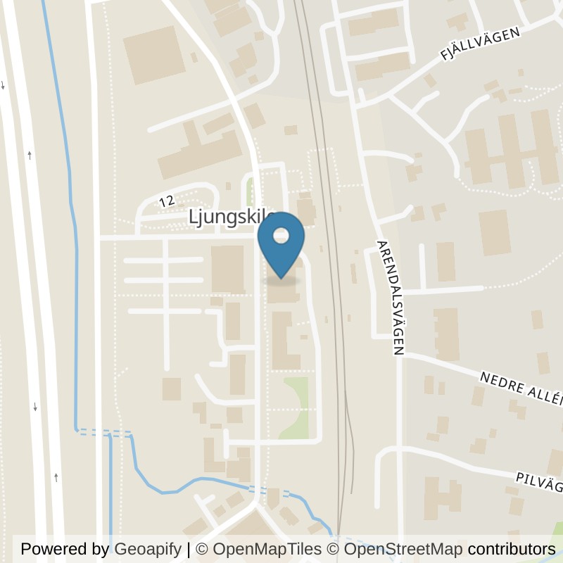 Map: location of STC Ljungskile in Ljungskile