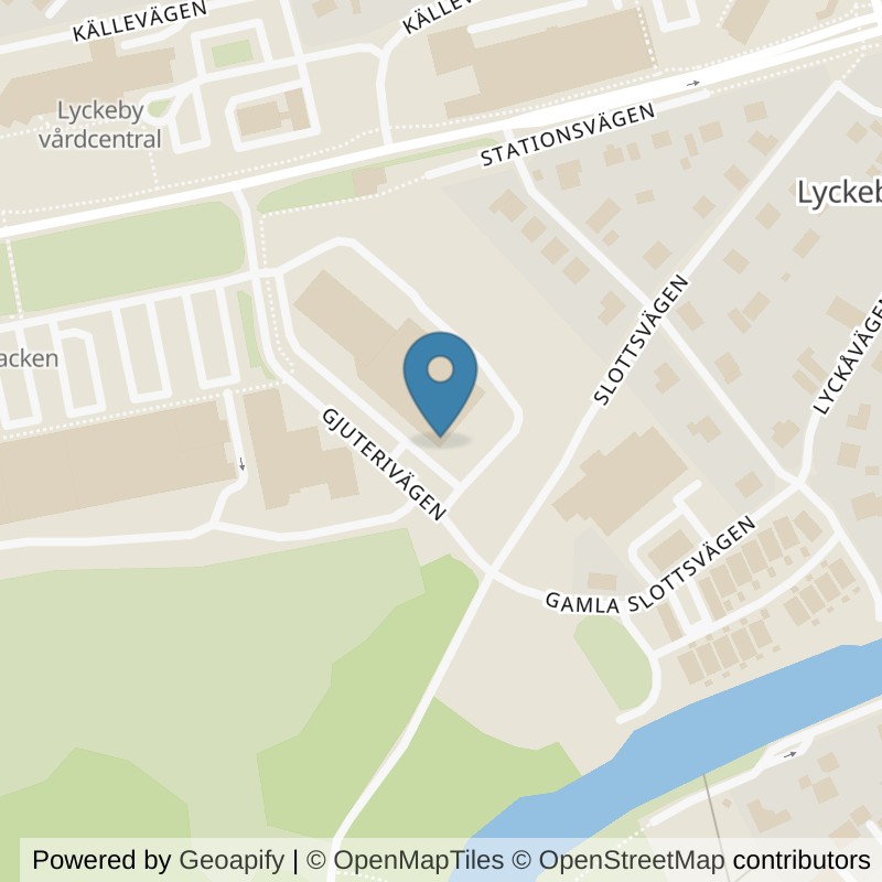 Map: location of STC Lyckeby in Lyckeby