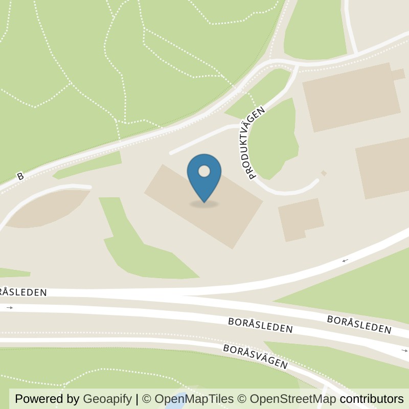 Map: location of STC Mölnlycke in Mölnlycke