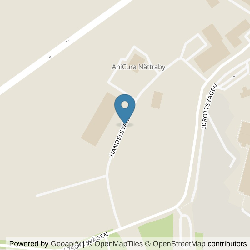 Map: location of STC Nättraby in Nättraby