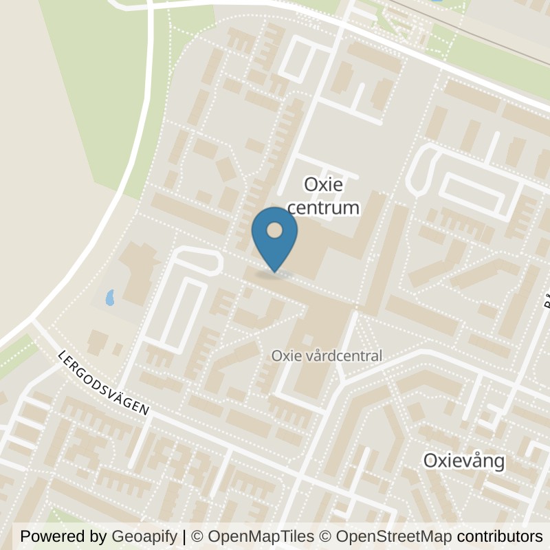 Map: location of STC Oxie in Oxie