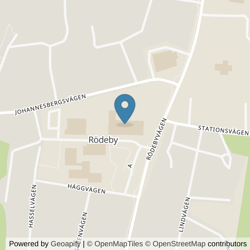 Map: location of STC Rödeby in Rödeby