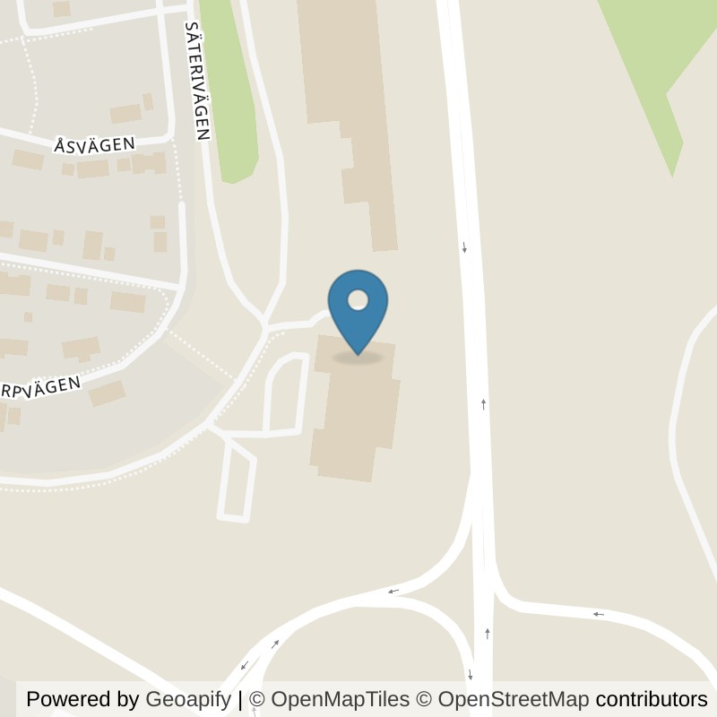 Map: location of STC Skara in Skara
