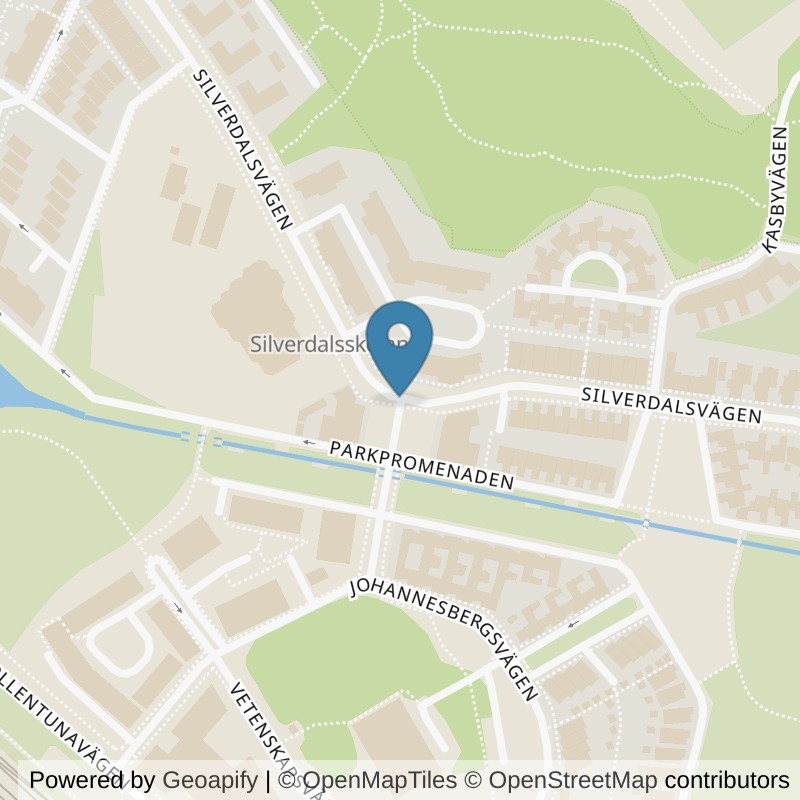 Map: location of STC Sollentuna Silverdals Torg in Sollentuna