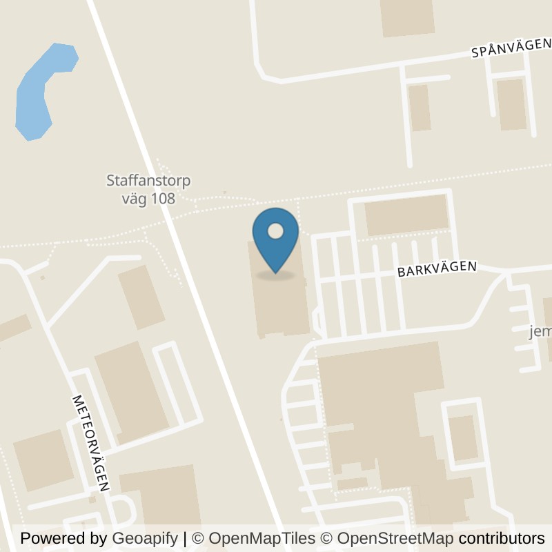 Map: location of STC Staffanstorp in Staffanstorp