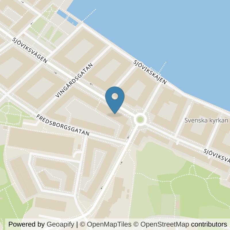 Map: location of STC Årstadal Sjöviksvägen in Stockholm