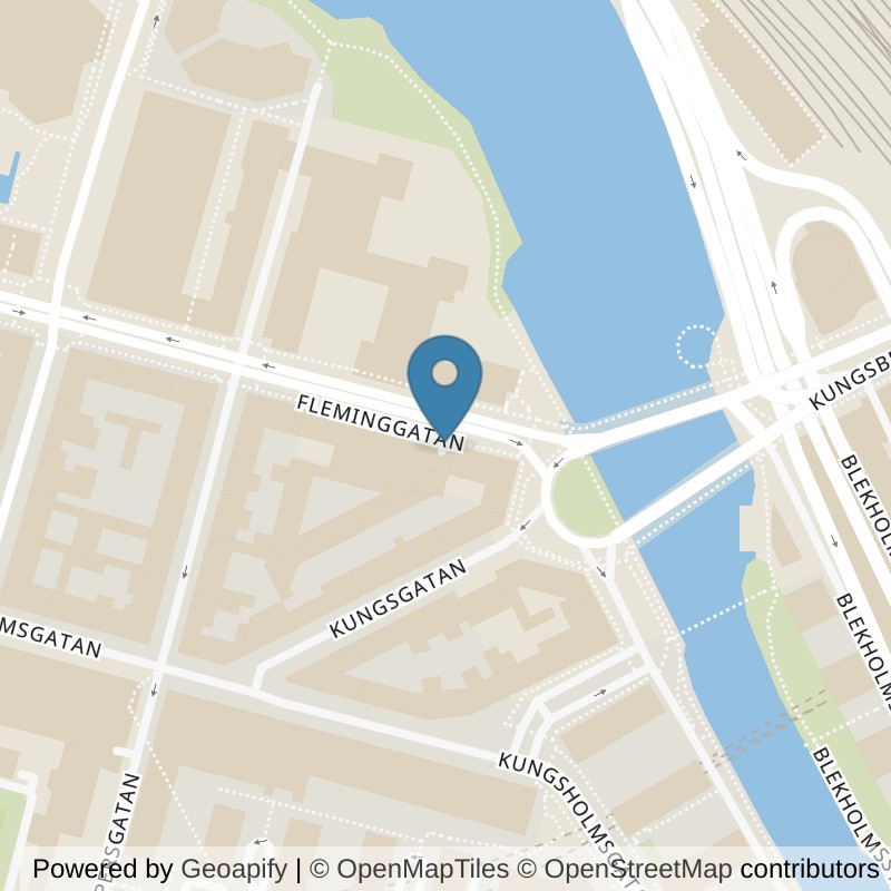 Map: location of STC Kungsholmen Kungsbroplan in Stockholm