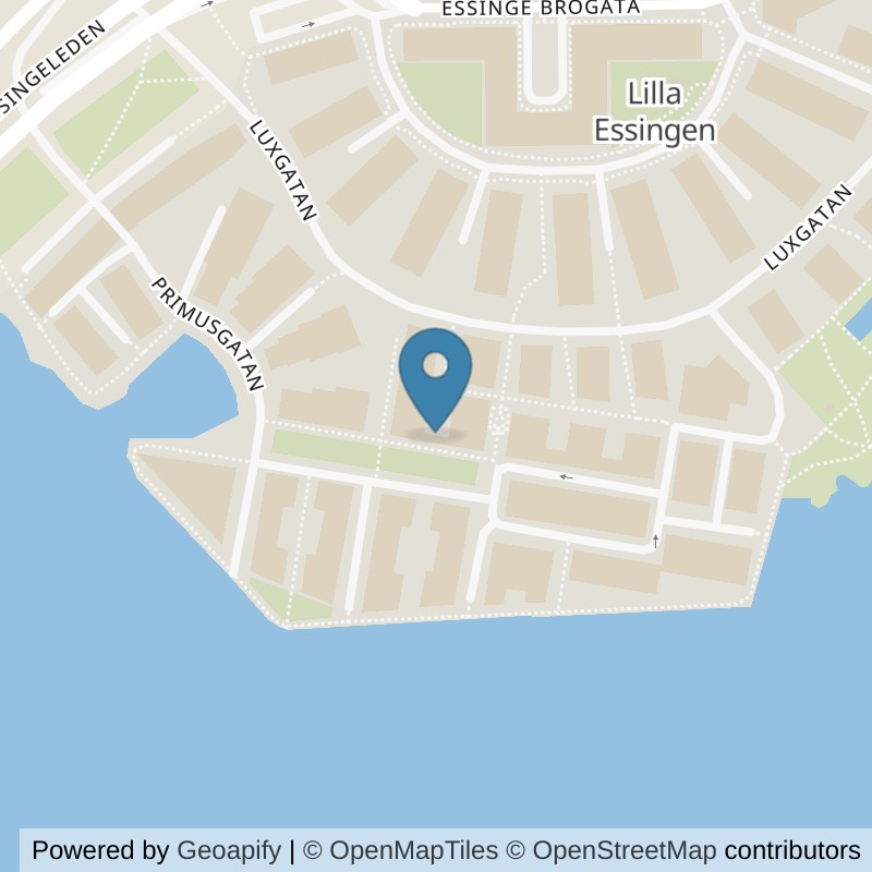 Map: location of STC Kungsholmen Lilla Essingen in Stockholm