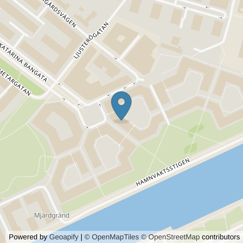 Map: location of STC Södermalm Vintertullstorget in Stockholm