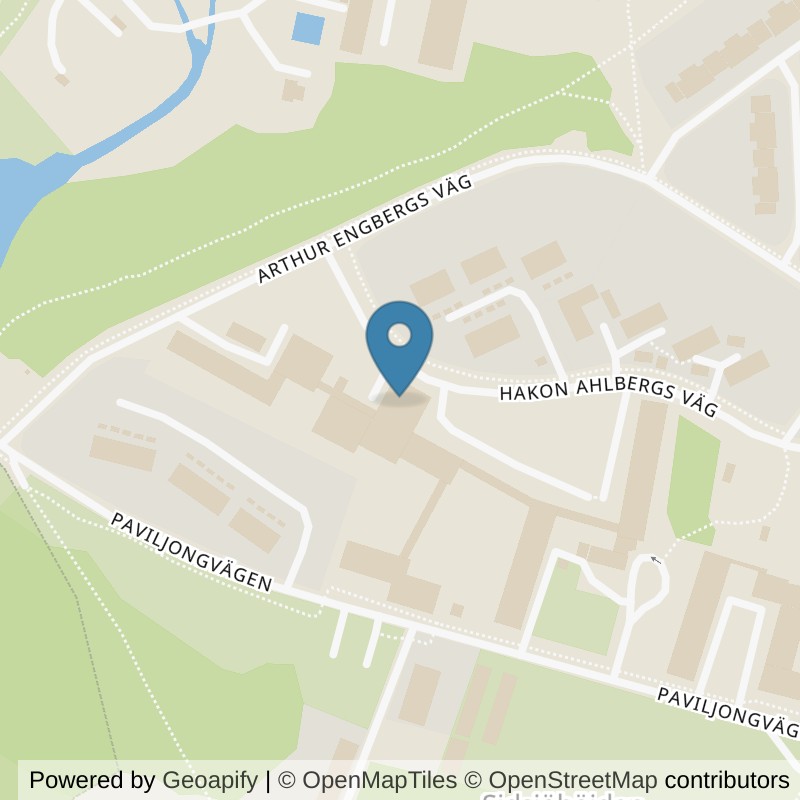 Map: location of STC Sundsvall Sidsjön in Sundsvall