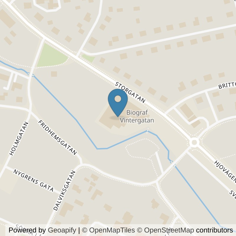 Map: location of STC Tibro Storgatan in Tibro
