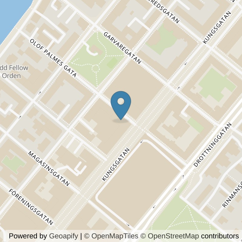 Map: location of STC Trollhättan Kungsgatan in Trollhättan