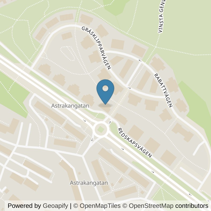 Map: location of STC Hässelby Johannelund in Vällingby