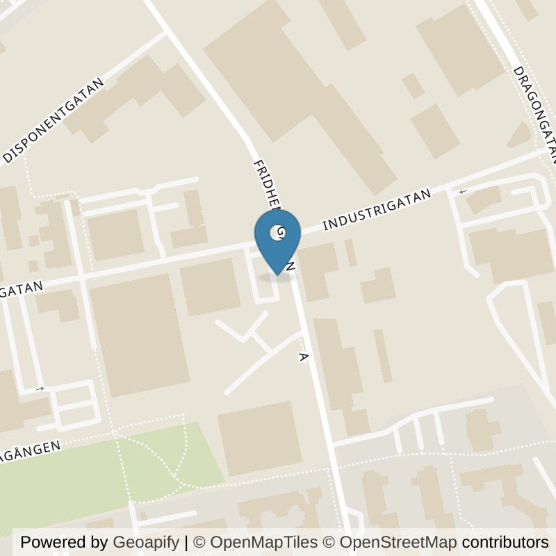Map: location of STC Ystad in Ystad