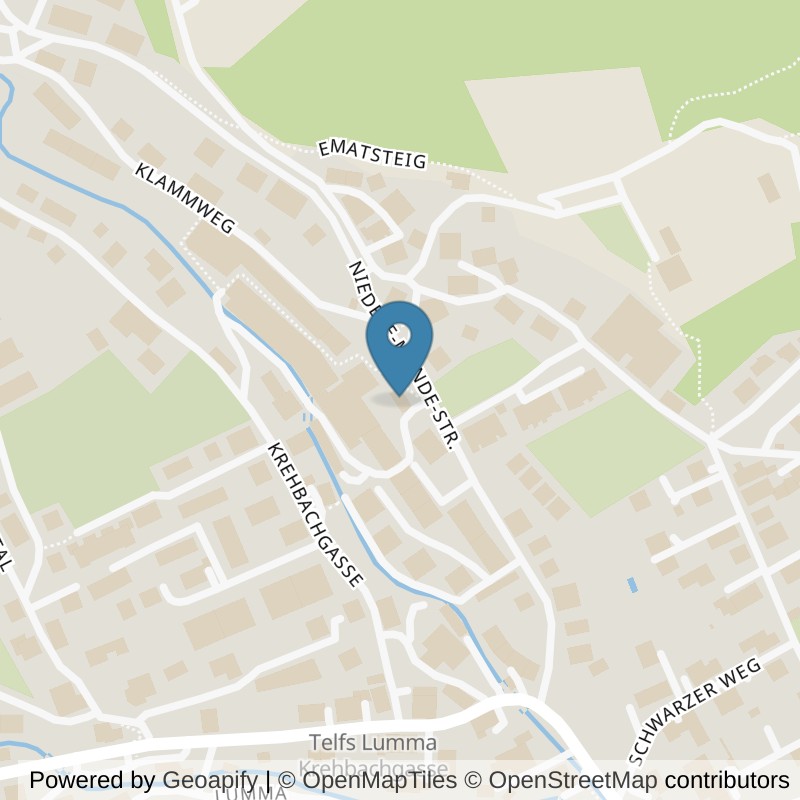 Map: location of Strikelab in Telfs