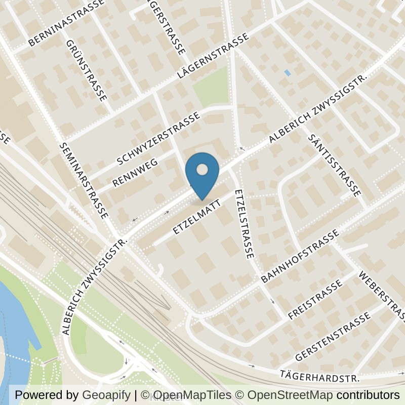 Map: location of STRONG Lady Gym Wettingen in Wettingen