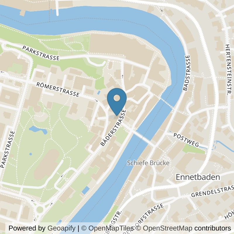 Map: location of STUDIO S in Baden