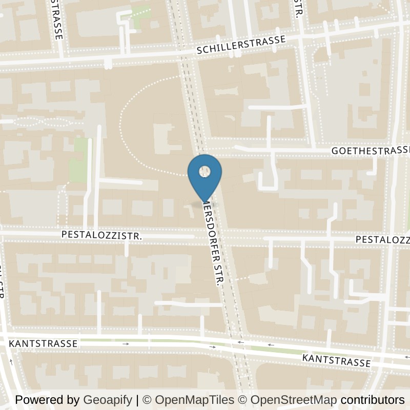 Map: location of SuperFit Charlottenburg in Berlin