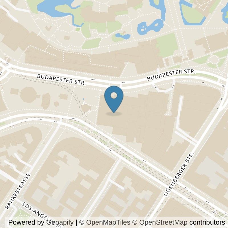 Map: location of SUPERFIT Europa-Center in Berlin