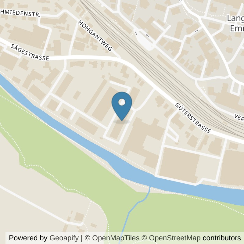 Map: location of SurviFit Fitnessstudio in Langnau im Emmental