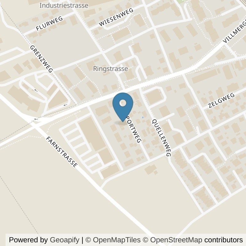 Map: location of Suter-Training in Wohlen