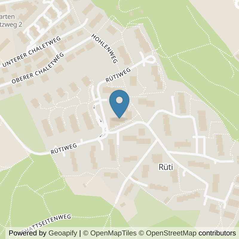 Map: location of SW Trainings in Ostermundigen
