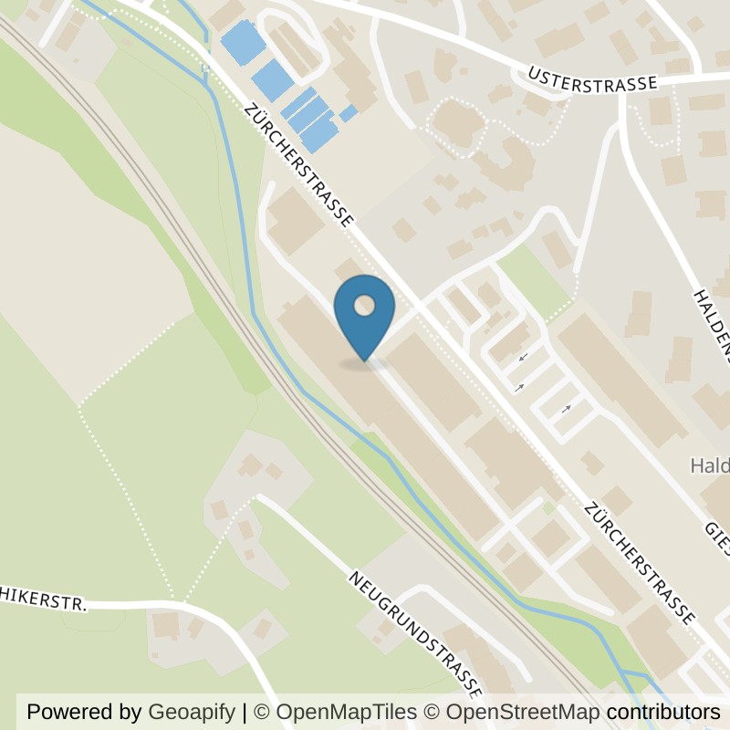 Map: location of sweatstudio wetzikon in Wetzikon