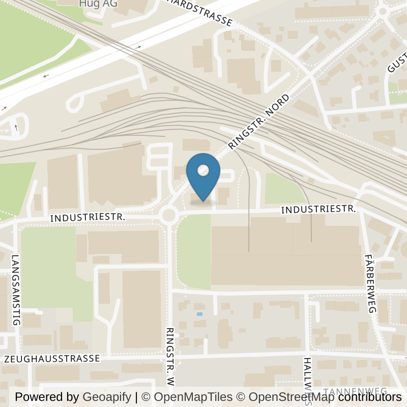 Map: location of Swing motion in Lenzburg