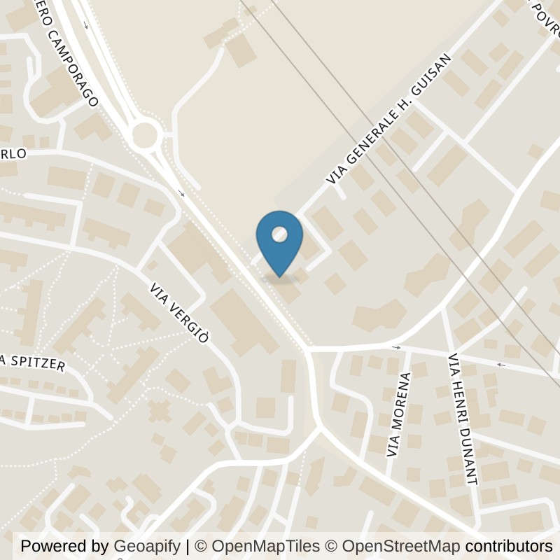 Map: location of Swiss Fitness School in Massagno