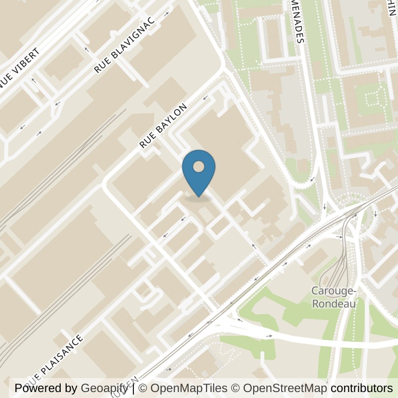 Map: location of Swiss Ice Club in Carouge