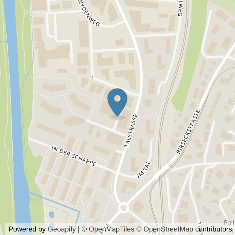 Map: location of TC Training Center Arlesheim in Arlesheim