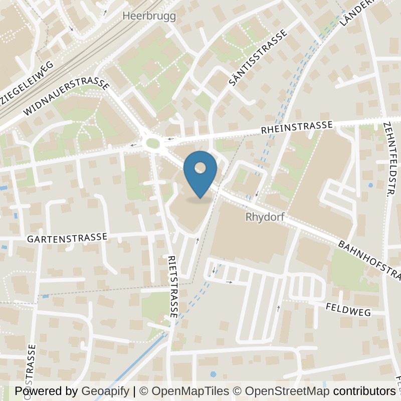 Map: location of TC Training Center Heerbrugg in Heerbrugg