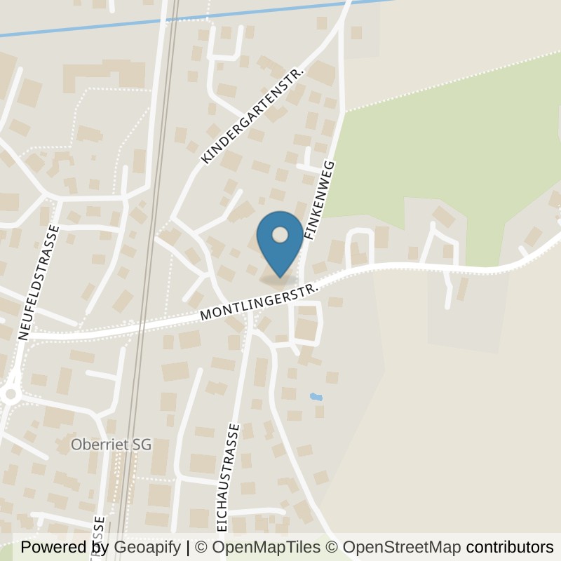 Map: location of TC Training Center Oberriet in Oberriet
