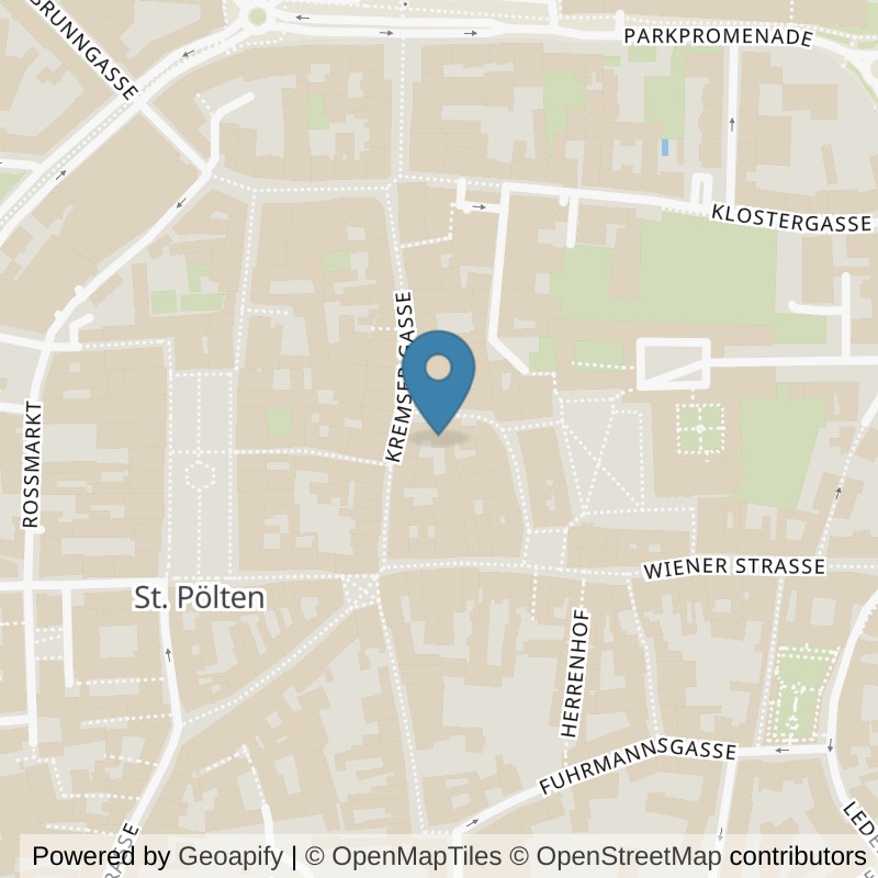 Map: location of TeoFitness in St. Pölten