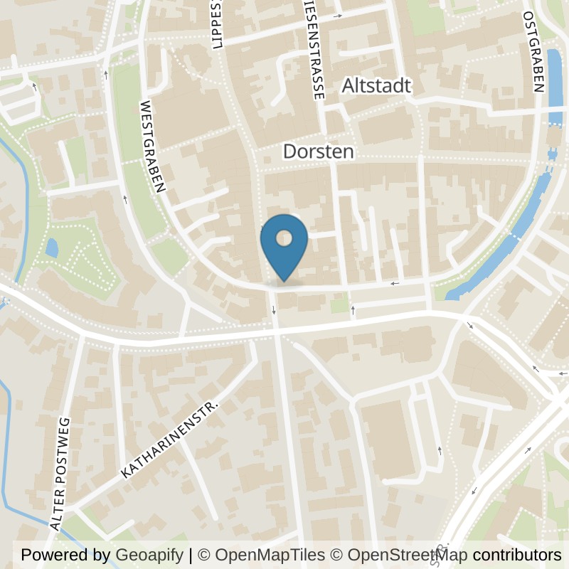 Map: location of terra sports Dorsten in Dorsten