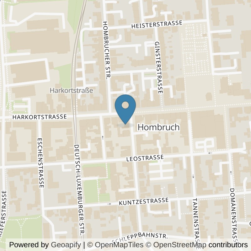 Map: location of terra sports Dortmund Hombruch in Dortmund