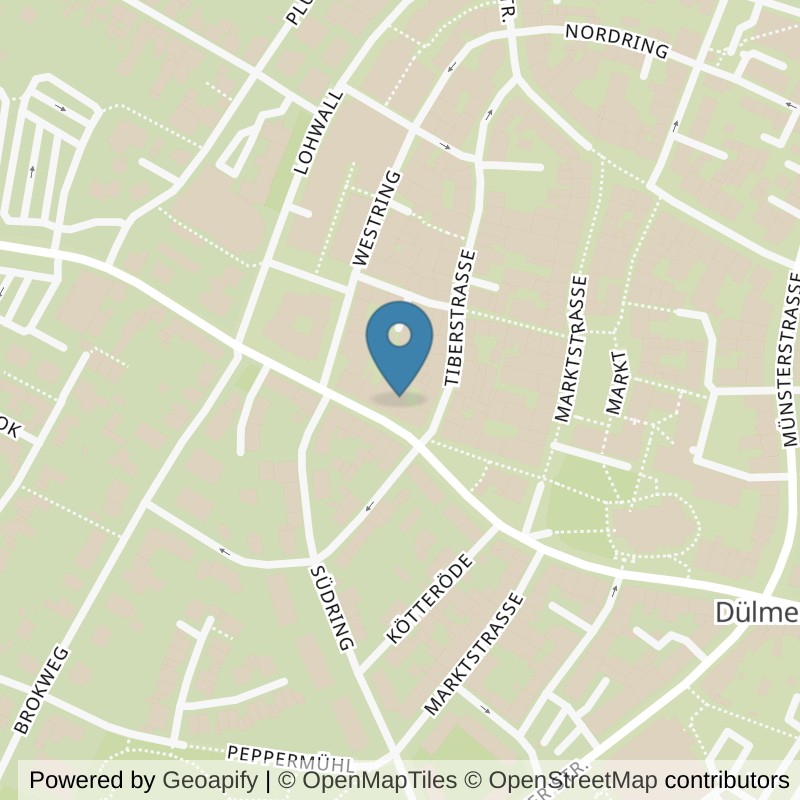 Map: location of terra sports Dülmen in Dülmen
