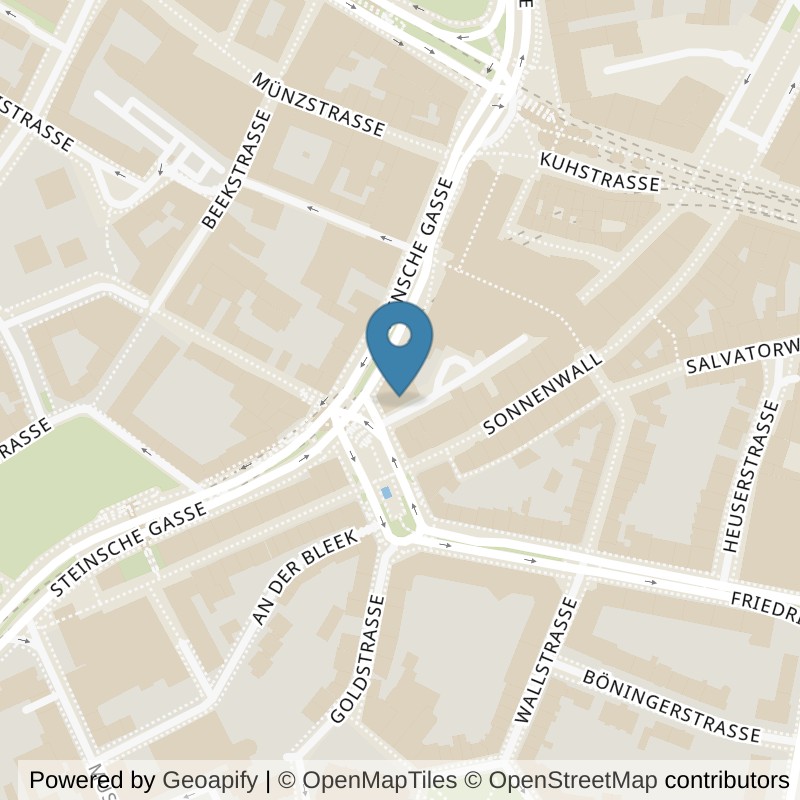 Map: location of terra sports Duisburg in Duisburg