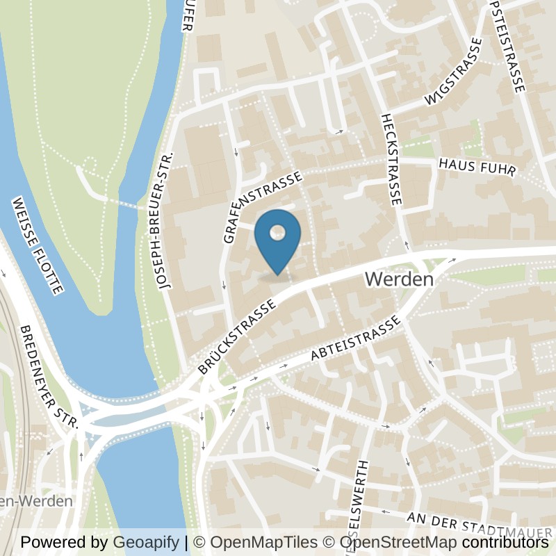 Map: location of terra sports Essen Werden in Essen