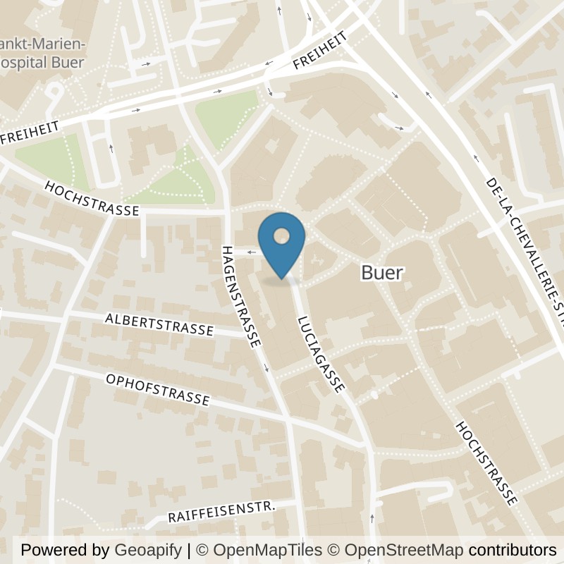 Map: location of terra sports Gelsenkirchen in Gelsenkirchen