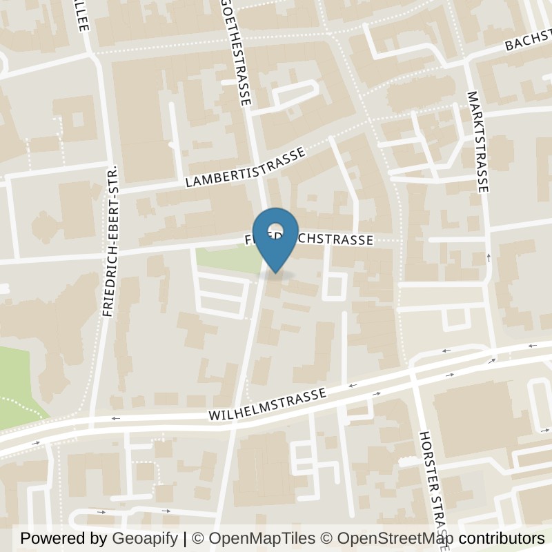 Map: location of terra sports Gladbeck in Gladbeck