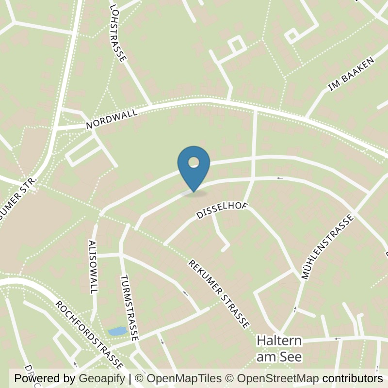 Map: location of terra sports Haltern am See in Haltern am See