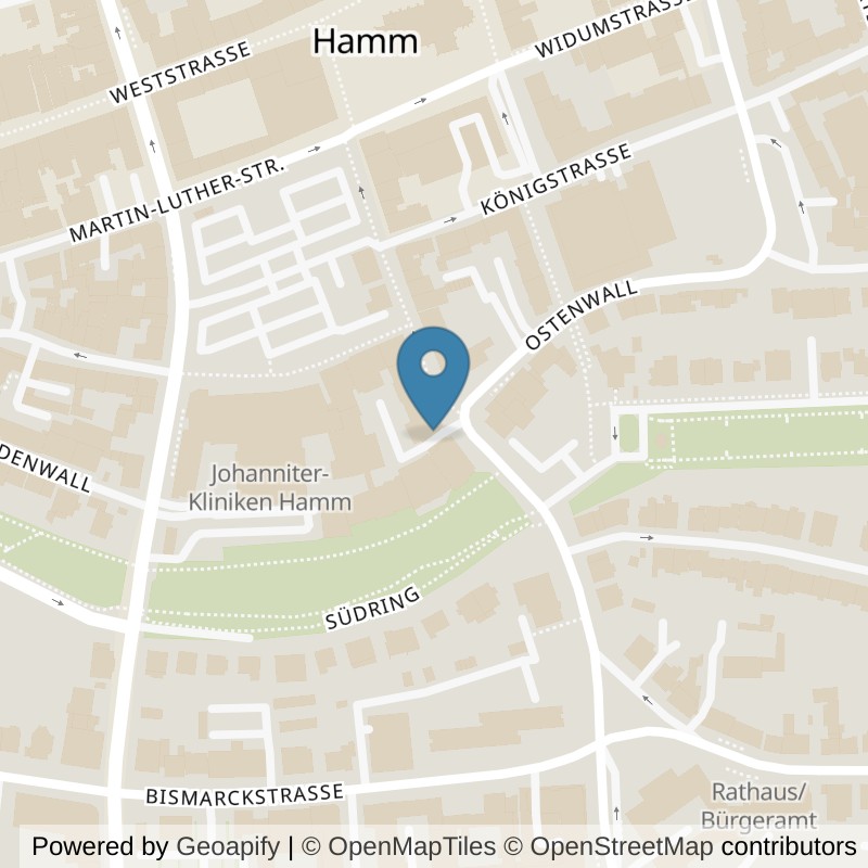 Map: location of terra sports Hamm Süd in Hamm