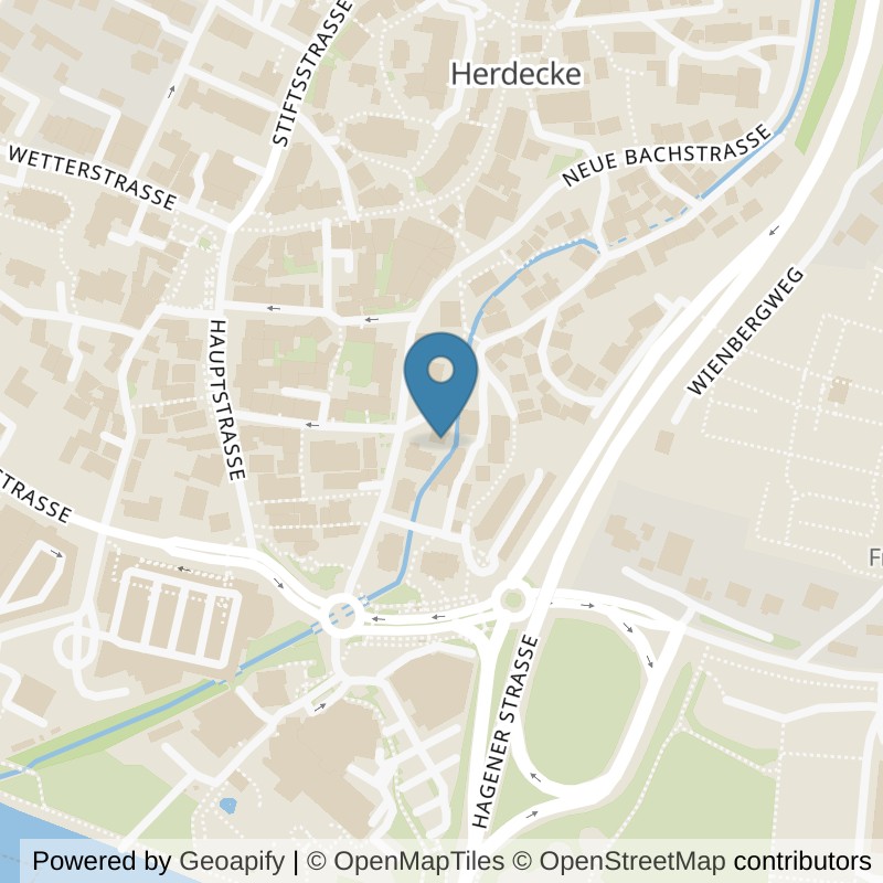 Map: location of terra sports Herdecke in Herdecke