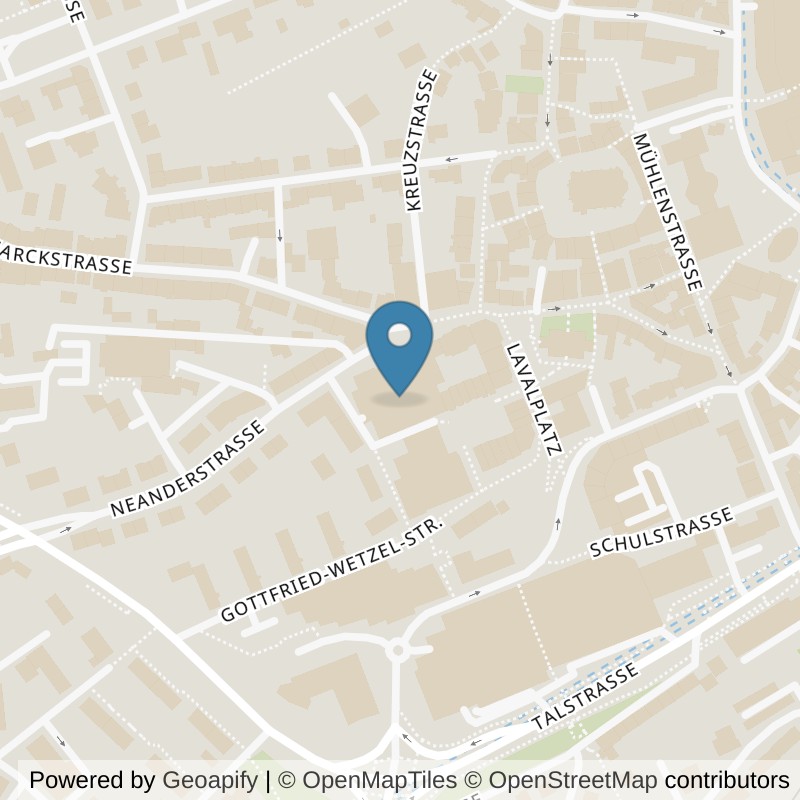 Map: location of terra sports Mettmann in Mettmann