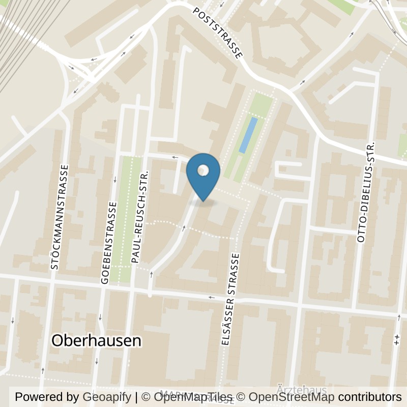 Map: location of terra sports Oberhausen in Oberhausen