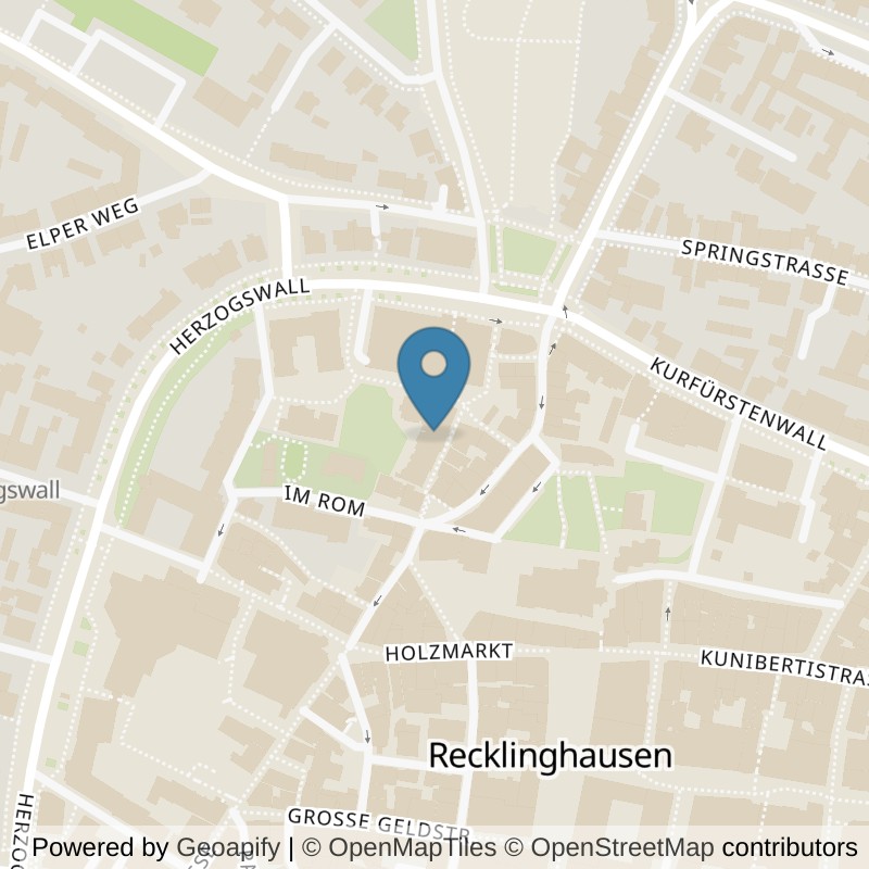 Map: location of terra sports Recklinghausen in Recklinghausen