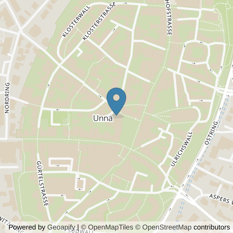 Map: location of terra sports Unna in Unna