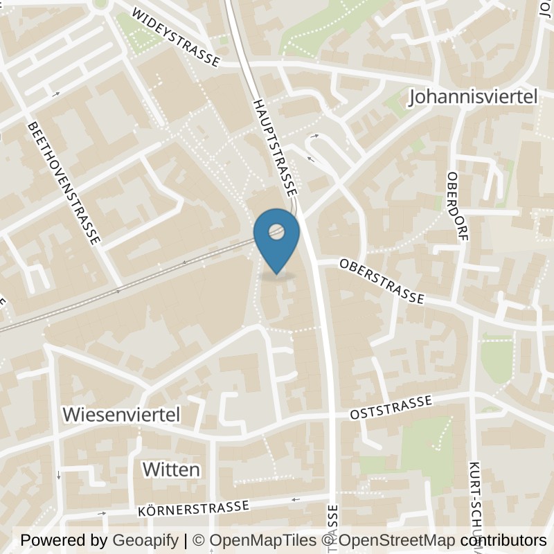 Map: location of terra sports Witten in Witten